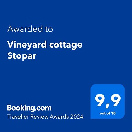 Vineyard Cottage Stopar Straza Exterior foto